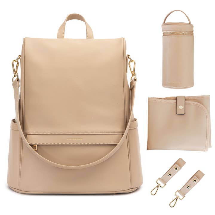 Mia + Sophia - Wholesale Diaper Bag - Baby - Mia Diaper Bag Stroller Straps Bottle Holder Changing Pad