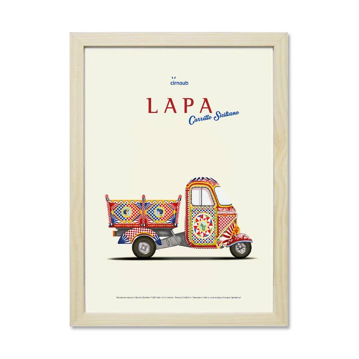 Lapa sizilianischer Karrendruck für den Großhandel von Cirnauti