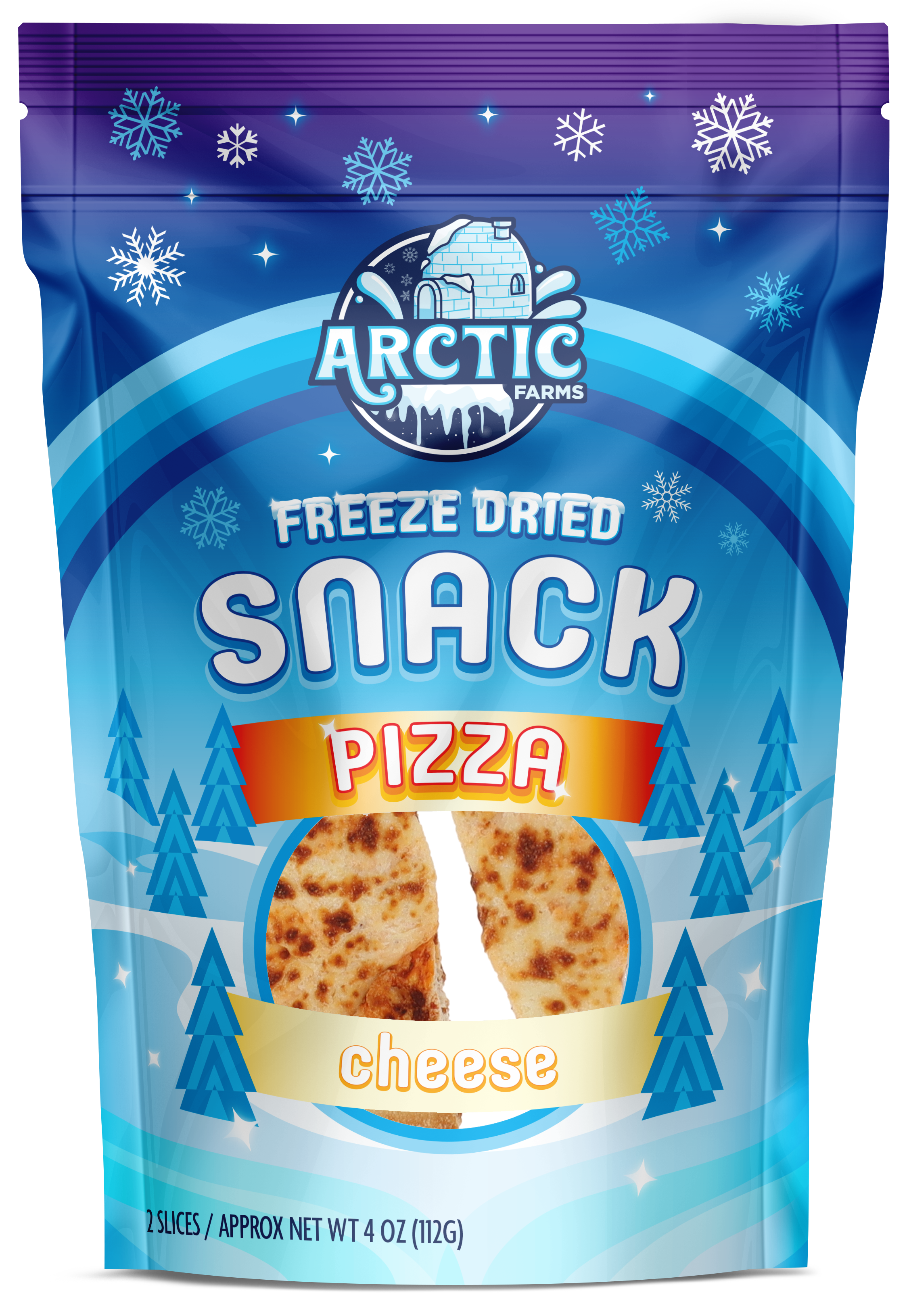 Arctic Farms - Wholesale Crackers - Freeze Dried Cheese Pizza Snack3