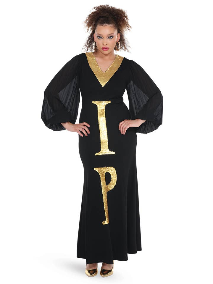 Love the Queen Style 17570,BLACK/GOLD,1 Pc. Dress for wholesale by Love The Queen