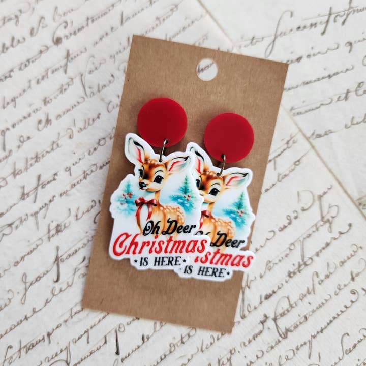 Pendientes navideños My Deer para venta al por mayor de Kolor Wonder Crafts