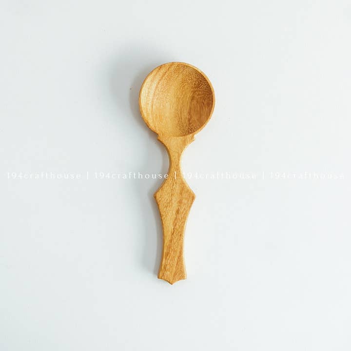 194 Craft House - Wholesale Measuring Spoon - Hand-Carved Wooden Coffee, Tea Spoon - Measuring Spoons