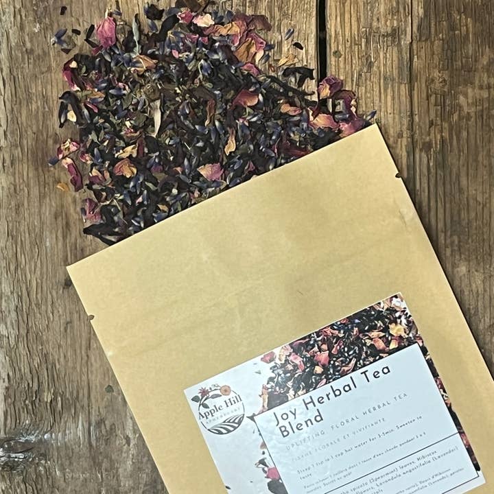 Joy Herbal Tea Blend for wholesale by Apple Hill Apothecary