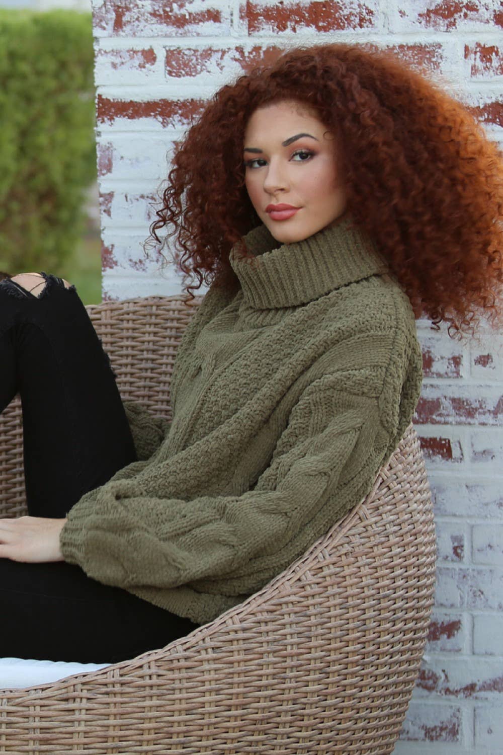 ANGIE - Wholesale Knit Sweater - Women's - XHE89-ASIS32