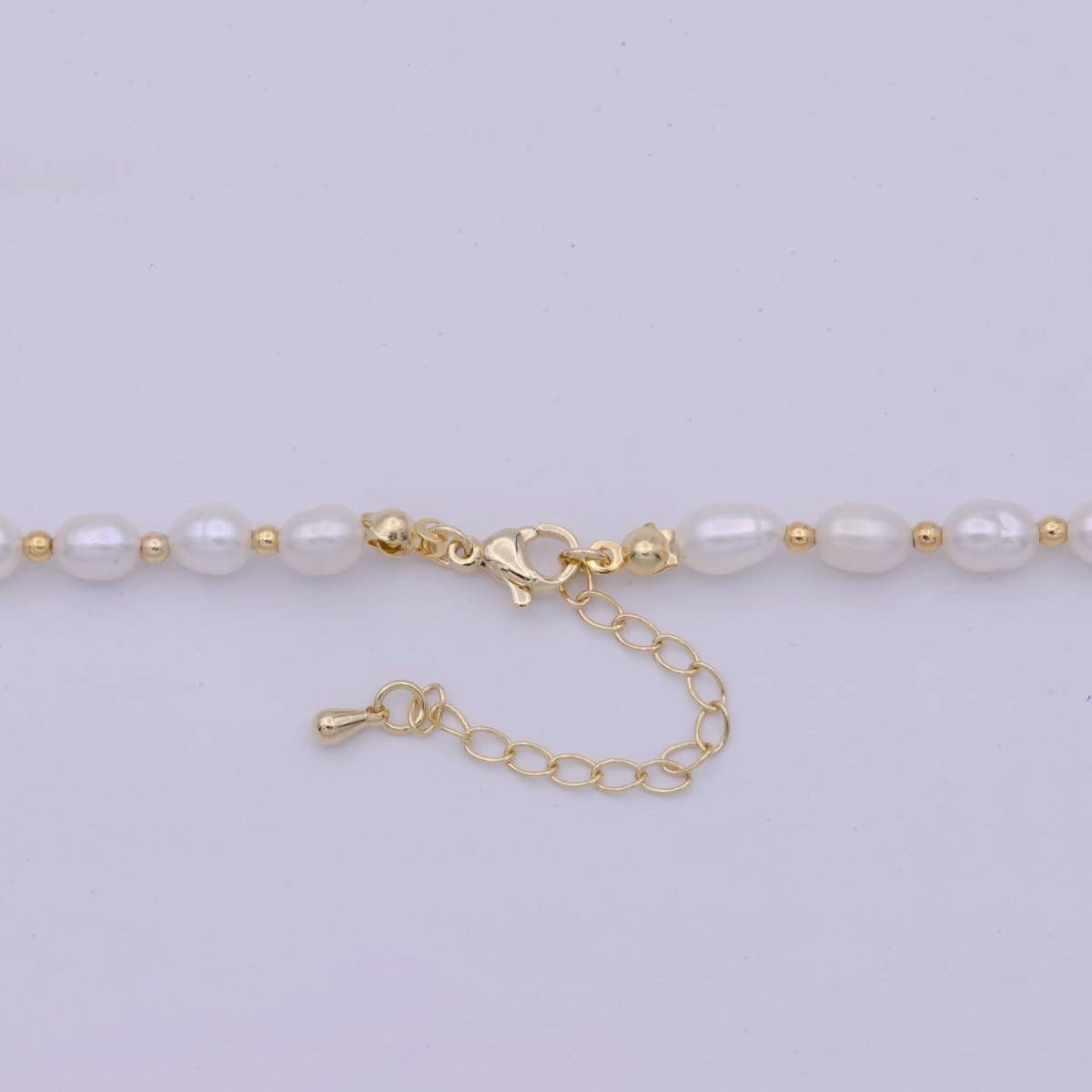 Aim Eternal - Wholesale Choker/Collar - Freshwater Pearl Choker Necklace | Small Dainty Pearl Necklace 16.5 inch + 2 inch extender | WA-5093