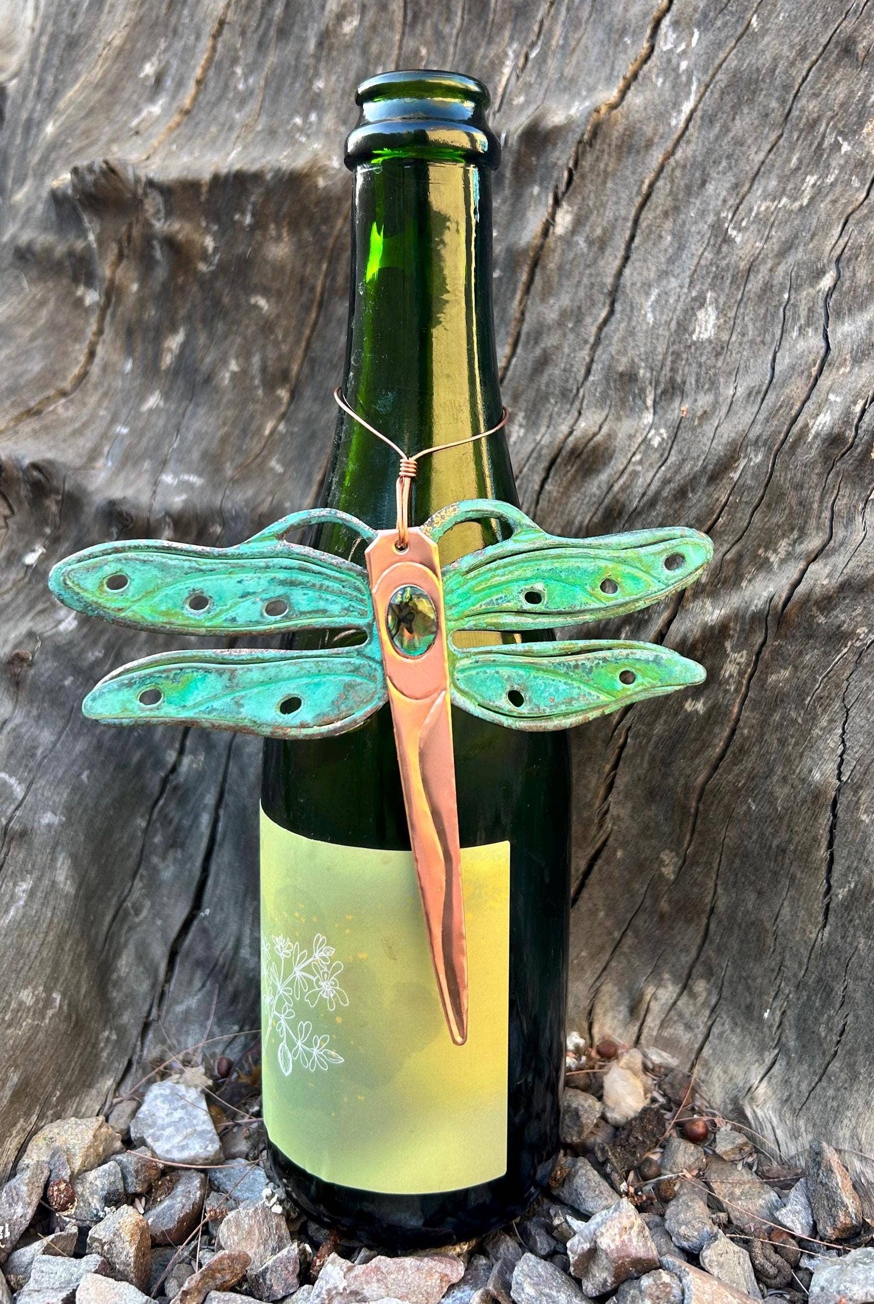 Dos Damas Designs – wholesale Ornament – Dragonfly Copper Christmas Ornament4