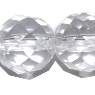 Gefacetteerde bergkristalbol voor wholesale door Dmineral