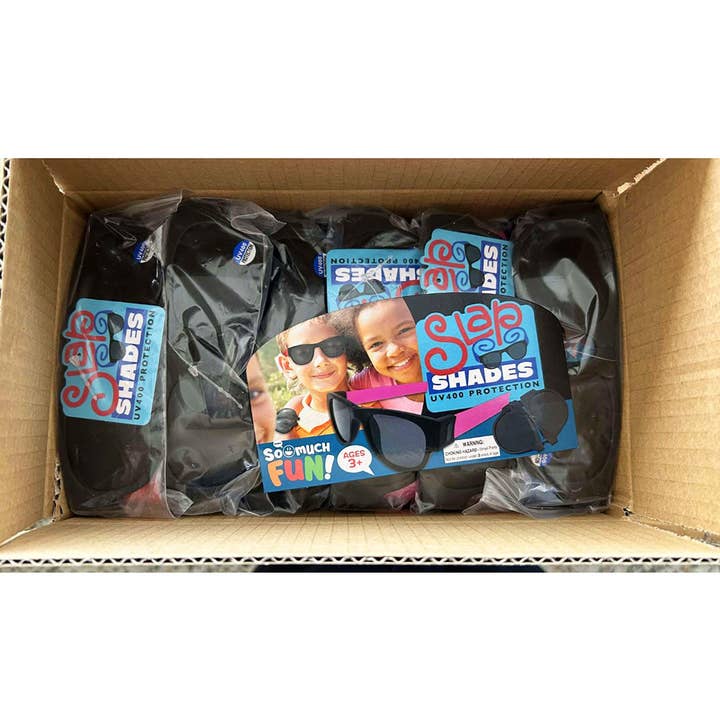 Novelty Brands - Wholesale Sunglasses - Kids - SO MUCH FUN! KIDS SLAP SUNGLASSES 12 PIECES PER PACK