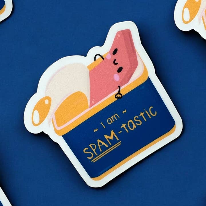Je suis Spam-tastic | Autocollant pour la vente par Bright Prints Club