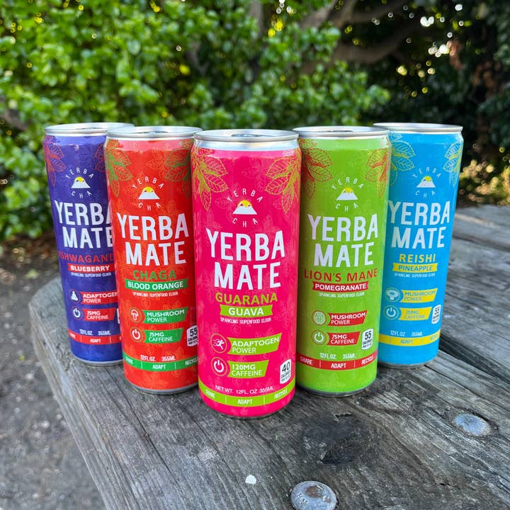 Yerba Cha - Wholesale Sports/Energy Drink - 24 Pack: Guava GUARANA Yerba Mate