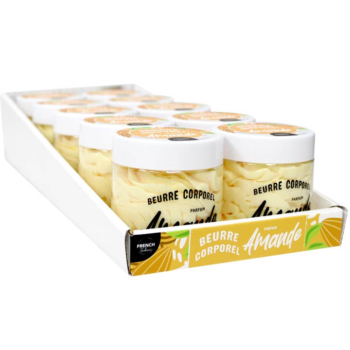 Manteca corporal batida - 190 ml - Aroma almendra - FRENCH TENDANCE para venta al por mayor de FRENCH TENDANCE