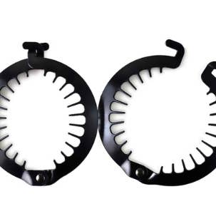 PUFFCUFF - Wholesale Hair Clip - Women's - JUNIOR BLACK PACK - HAIR CLAMP - 3 Inch (2 PCS)