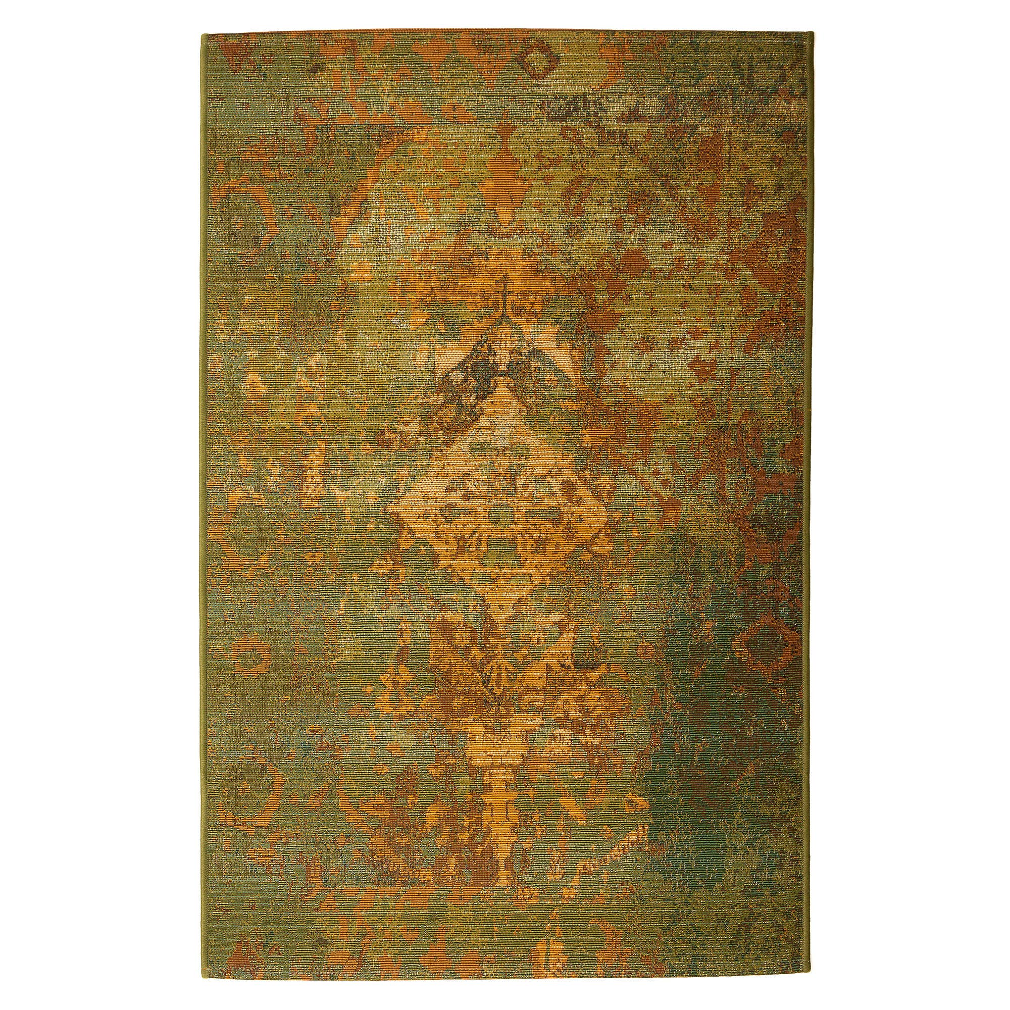 Marina Kermin Indoor/Outdoor Area Rug Green for wholesale on Faire3