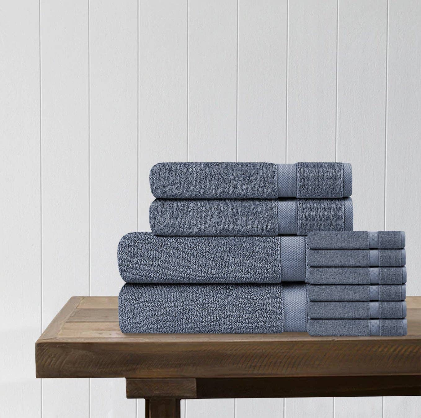 Delara - Wholesale Towel Set - 100% Organic Cotton Quick Dry Starter Bath Set9