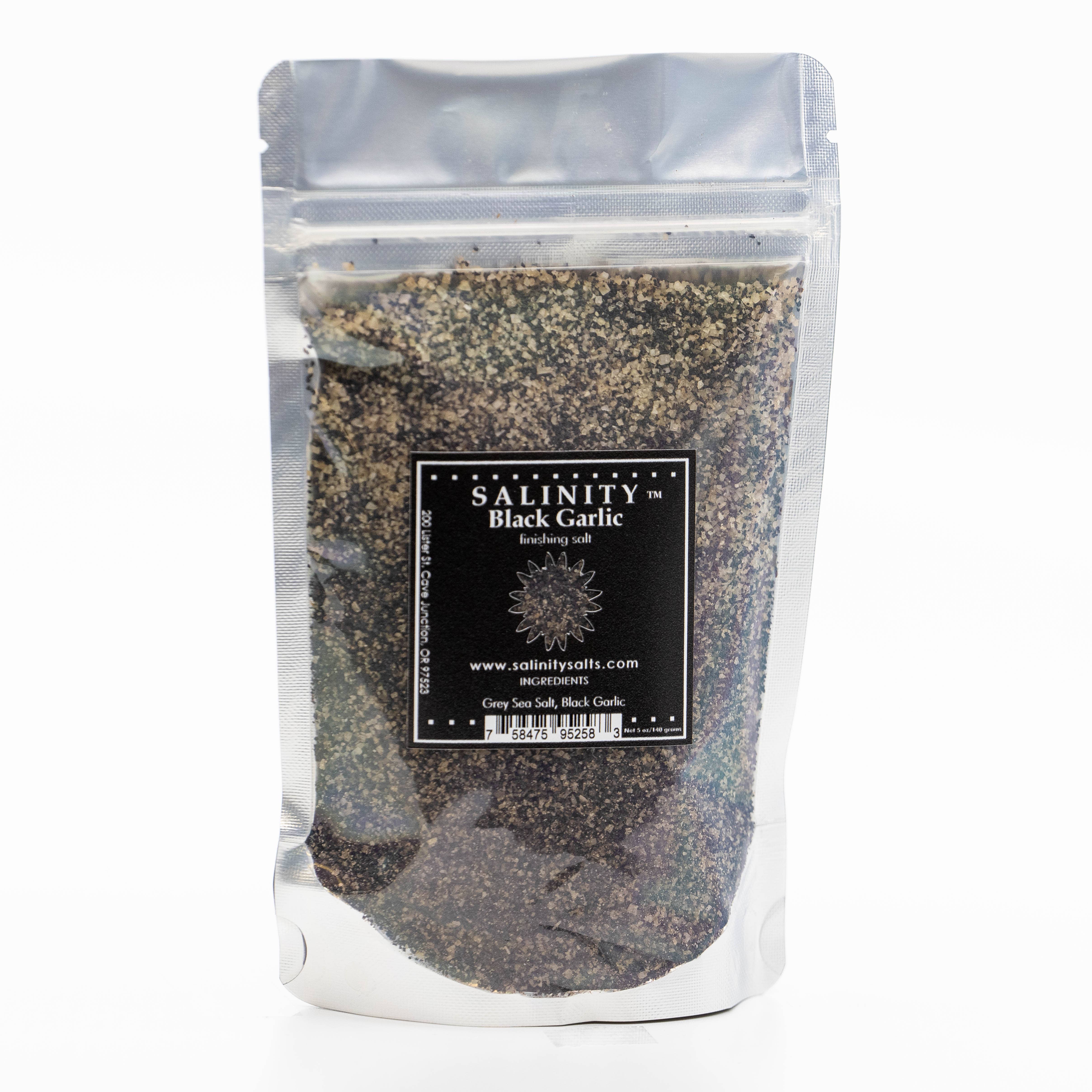 Salinity Finishing Salt - Wholesale Salt - Jar -Black Garlic4