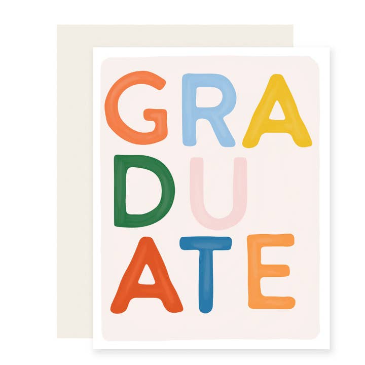 Graduate Block Letters for wholesale by Slightly Stationery