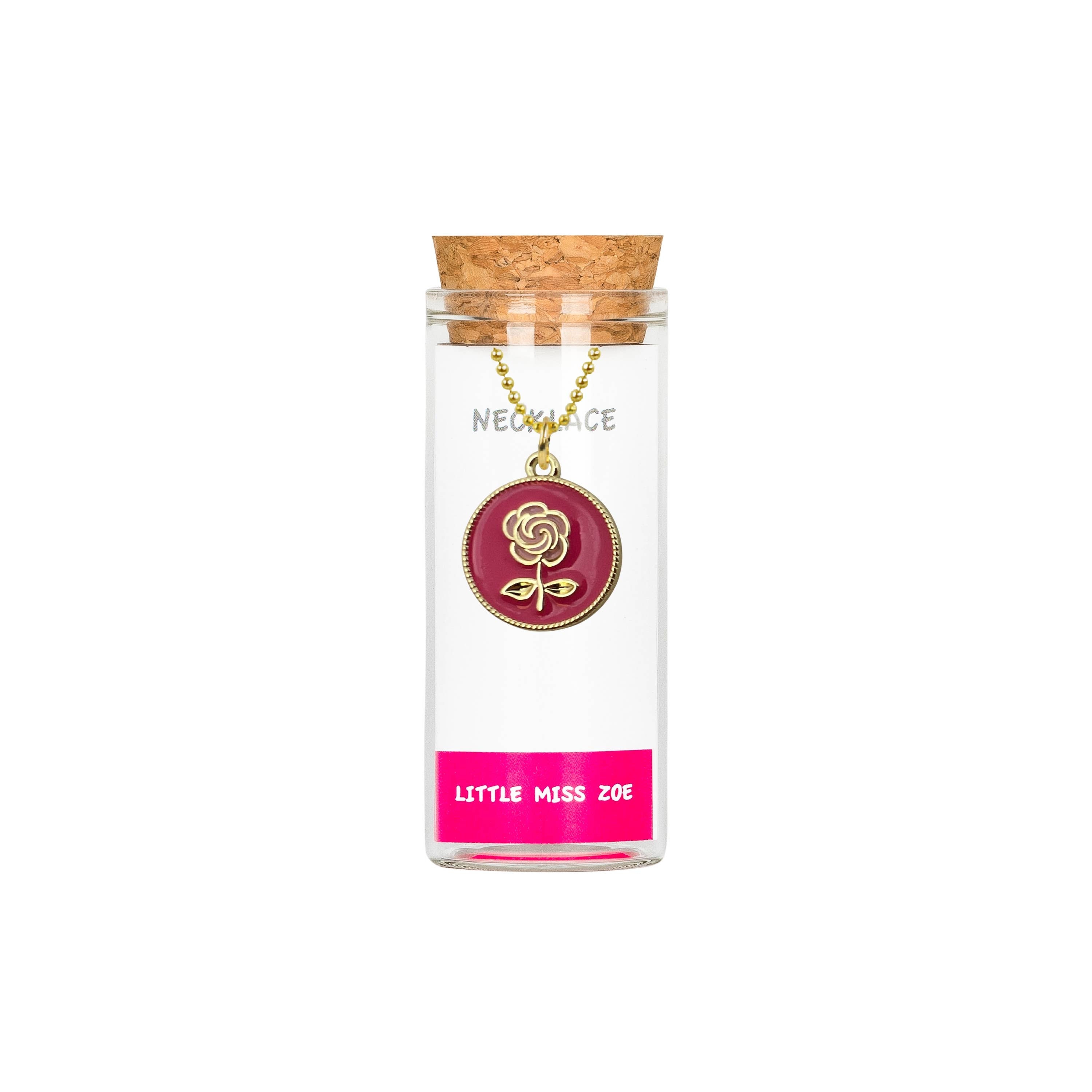 Little Miss Zoe - Wholesale Kids Necklace - Kids - Kids Charm Necklace in a glass bottle67