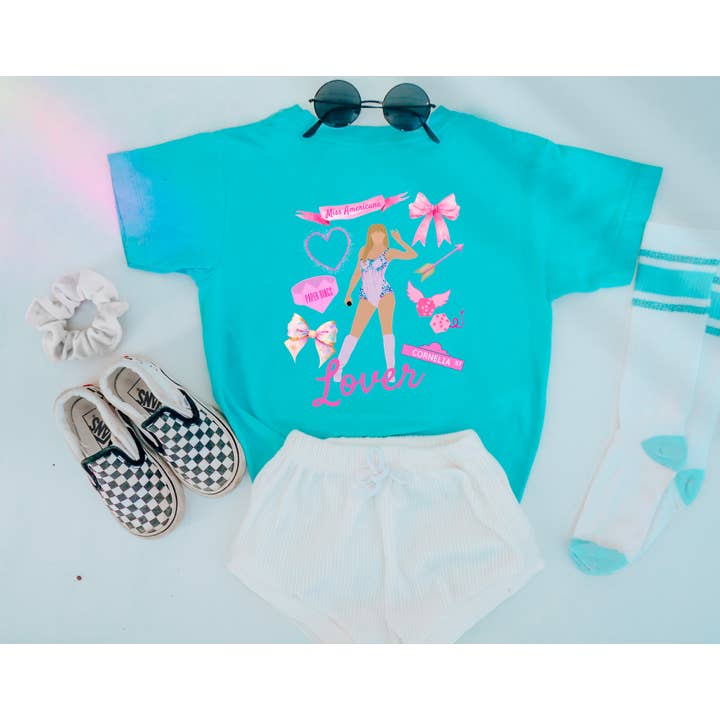 T-Shirt graphique Taylor Swift Coquette pour enfants pour enfants pour la vente par Gia Gifts Boutique