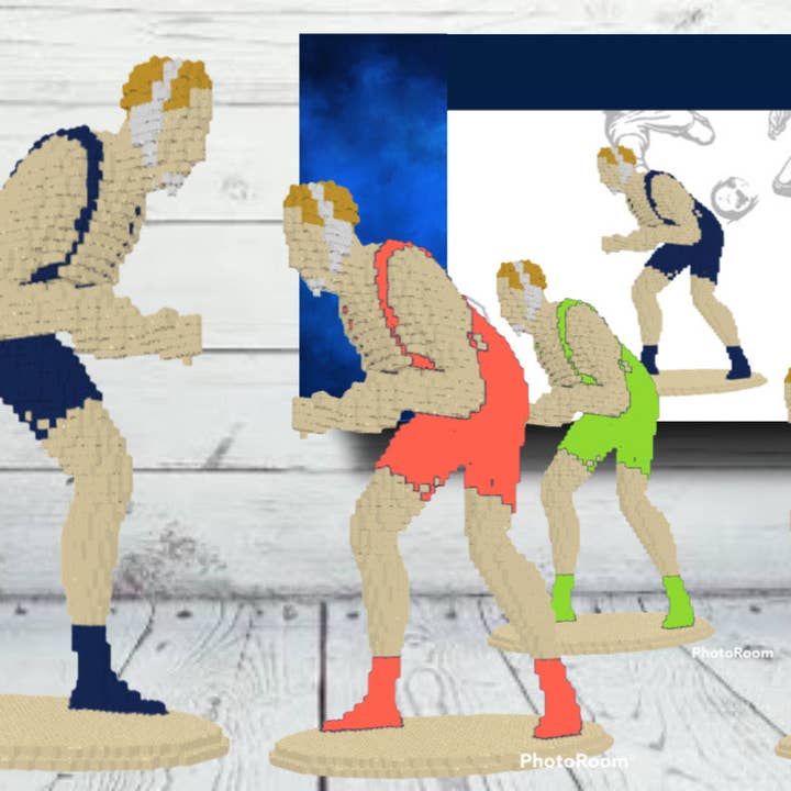Le modèle Wrestler Micro Block pour la vente par Inspired Passion Productions,LLC