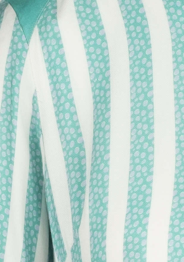 ODAY - Wholesale Dress - Women's - The Missdasha Dress - Teal Spotted Stripes1