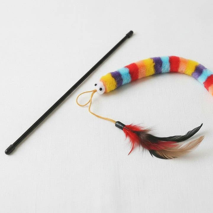 Brinquedo Interativo de Peluche Lagarta para Gatos por atacado de kapeit