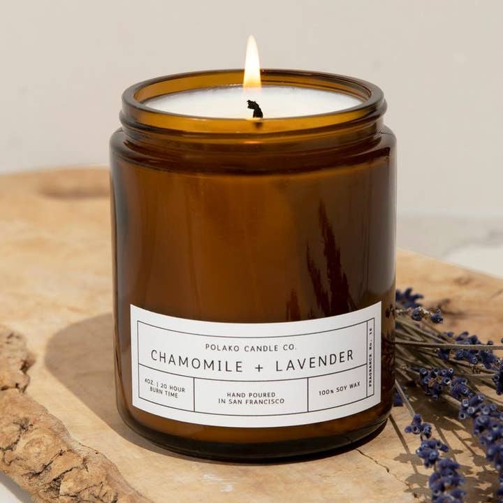 Chamomile + Lavender for wholesale by Polako Candle Co.