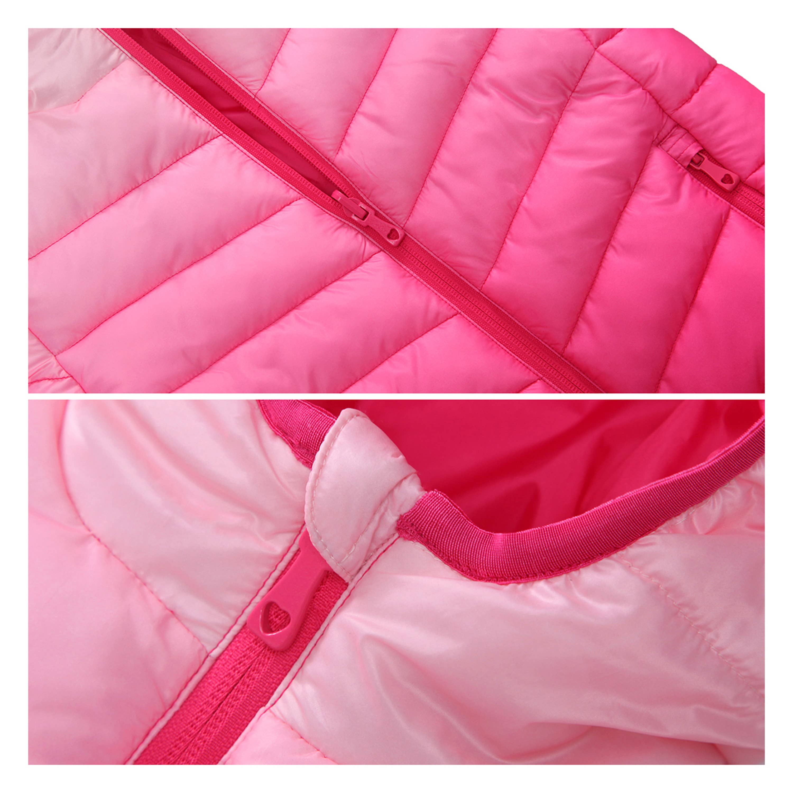 Rokka & Rolla - Wholesale Puffer Jacket - Kids - Girls' Reversible Light Puffer Jacket Coat13