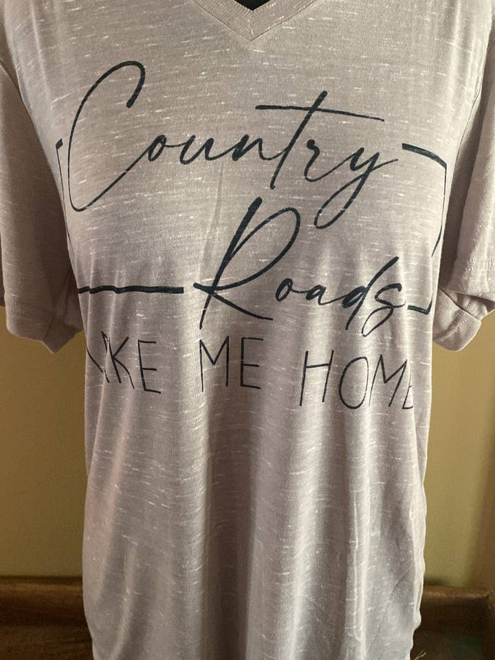 Country Road T-Shirt für den Großhandel von Loftin Design Co