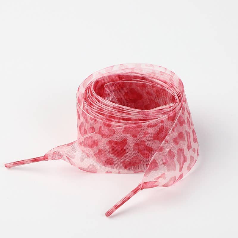 JOSSLYN by wall to wall - Wholesale Shoelaces - Women's - ANIMAL SATIN ORGANZA SHOE LACE | 40SD1133