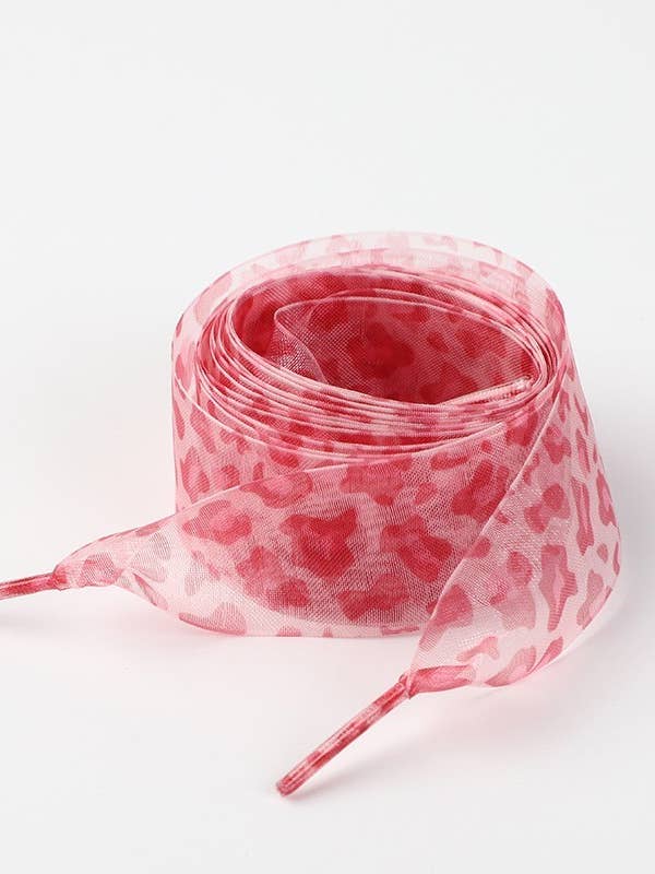 JOSSLYN by wall to wall - Wholesale Shoelaces - Women's - ANIMAL SATIN ORGANZA SHOE LACE | 40SD1133
