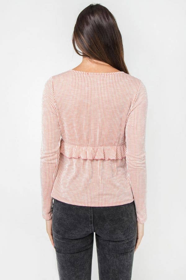 FLYING TOMATO - Wholesale Knit Top - Women's - A knit top-AT2135FM6