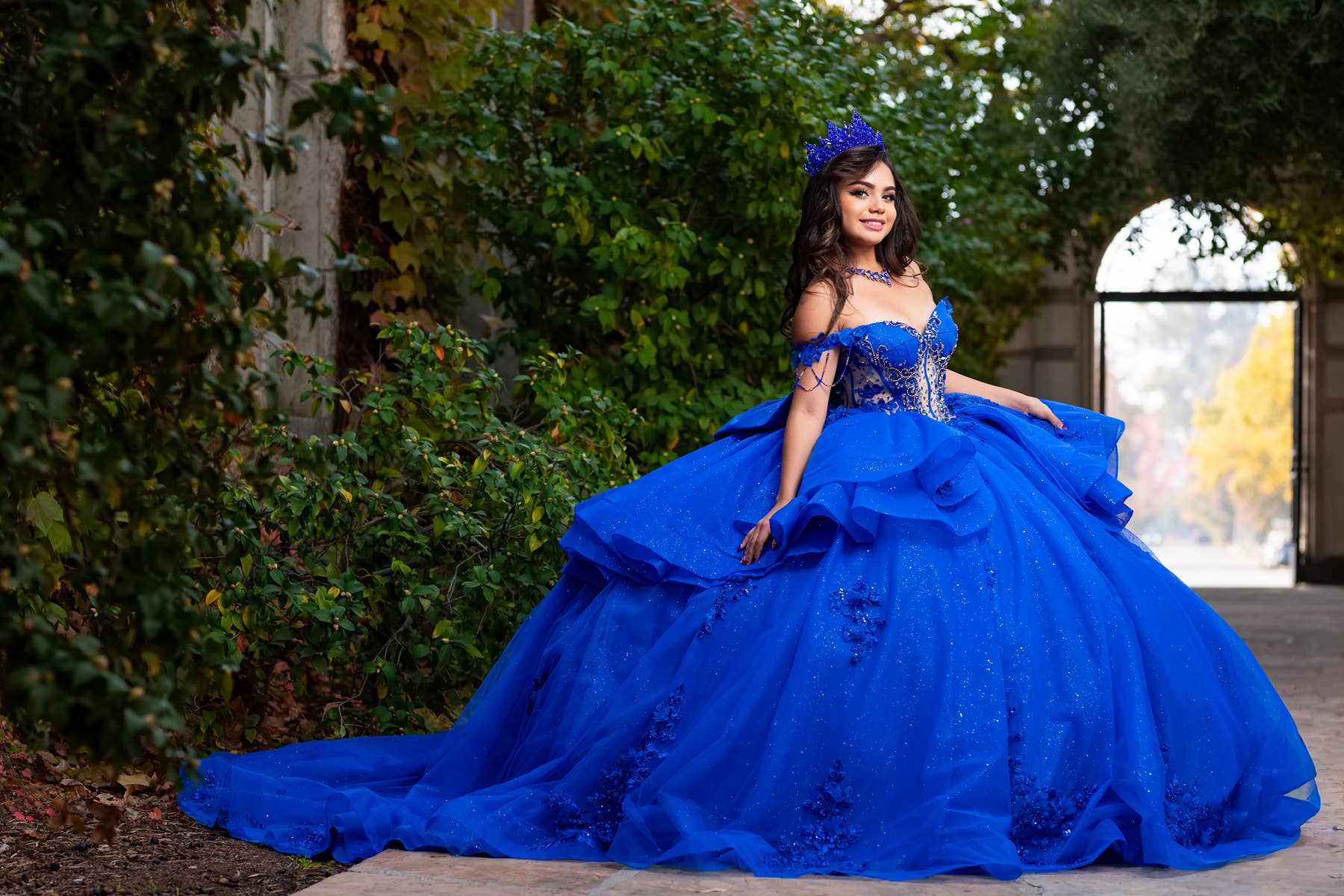 Chicas - Wholesale Formele jurk - Dames - Schouderloze quinceañera-jurk met korset CHF313226