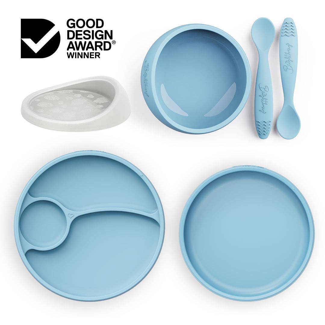 Brightberry - Wholesale Feeding Set - Baby - Australia by Design Self Feeding Set - Blueberry14