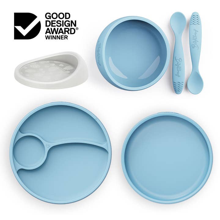 Brightberry - Wholesale Feeding Set - Baby - Australia by Design Self Feeding Set - Blueberry14