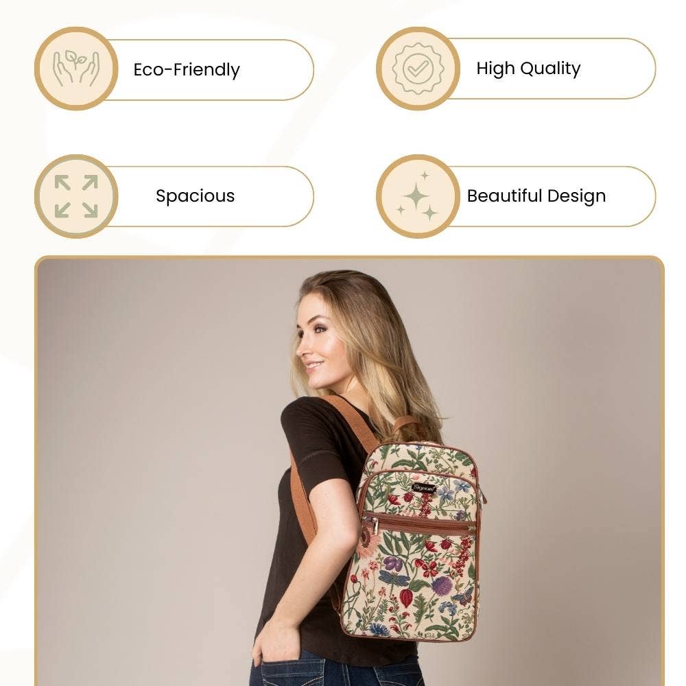 SignareArt - Wholesale Backpack - Women's - BKPK-MGD | Morning Garden Backpack4