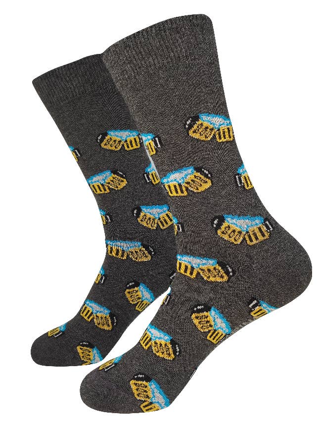 Cerveja - cinza por atacado de Mandarina Socks