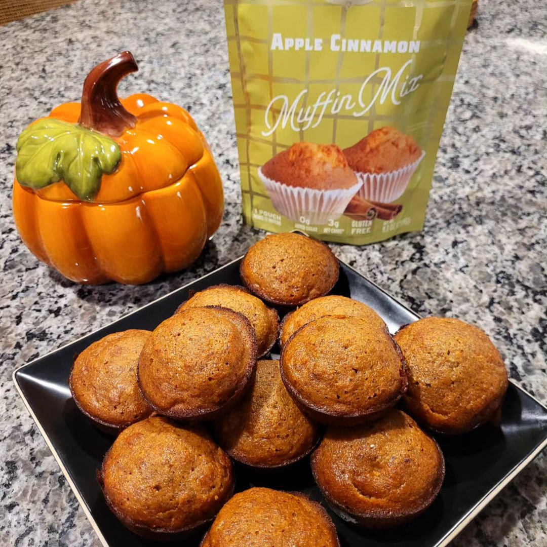 Sweet Logic – wholesale Muffin mix – Apple Cinnamon Easy Bake Mix -  Keto, All-Natural, No-Sugar7