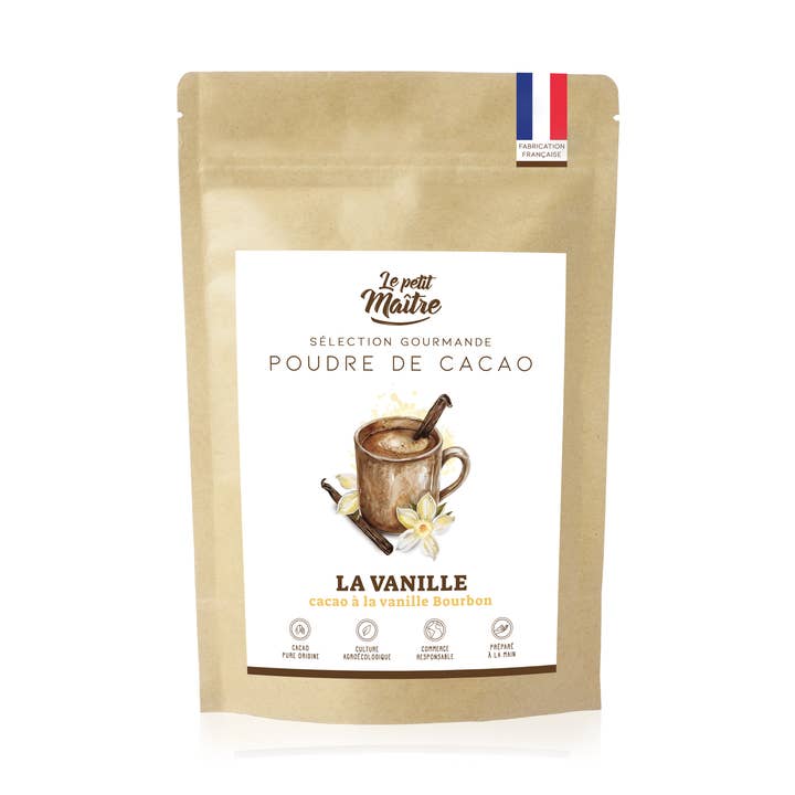 Poudre de cacao pour chocolat chaud à la vanille pour la vente par Le petit maître