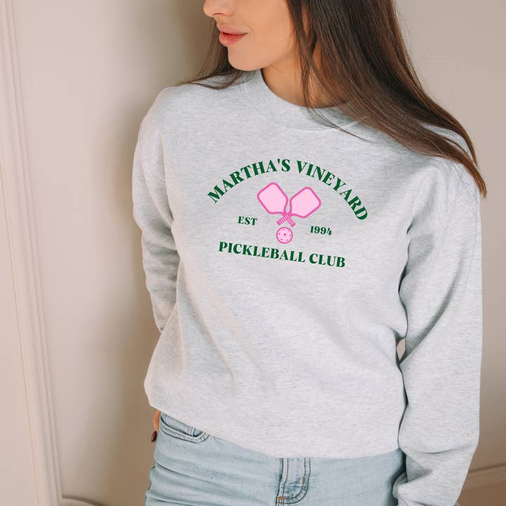 Champagne Club, Pickleball, Sweatshirt, Graphic Apparel for wholesale by Bash