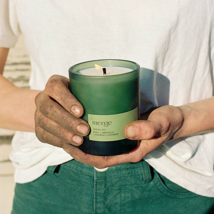 Merge - Wholesale Jar/Filled Candle - Garden Bed Soy Wax Candle
