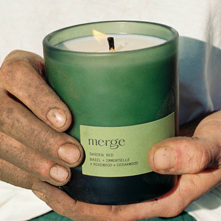 Merge - Wholesale Jar/Filled Candle - Garden Bed Soy Wax Candle 0