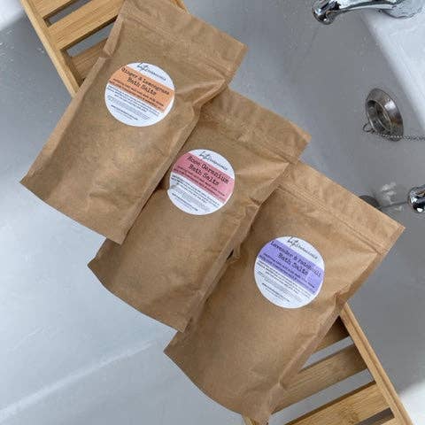 Bathe Botanicals - Venta al por mayor Sales de baño - Paquete de recarga de sal de baño
