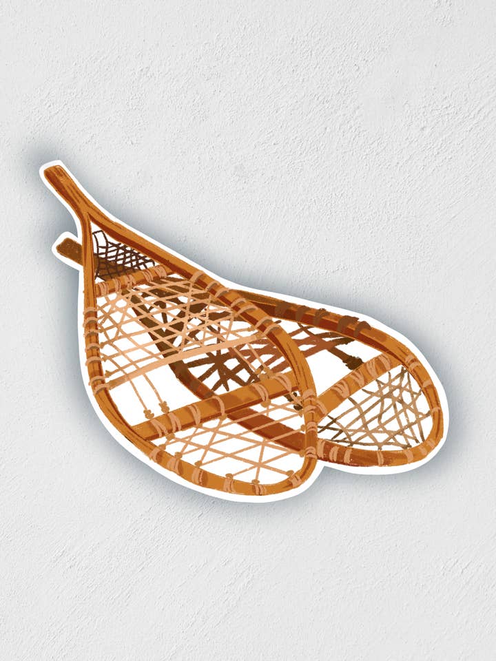 Snowshoes Sticker for wholesale by Little Rocks Design