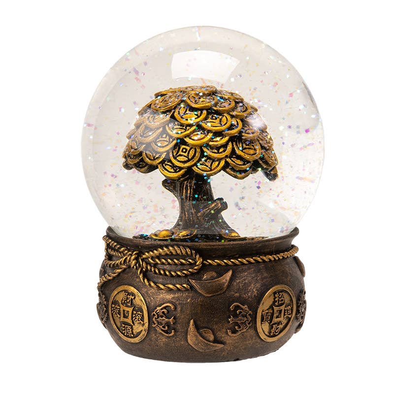 Pacific Trading - Wholesale Decorative Tabletop Object - Feng Shui Money Tree Water Globe2