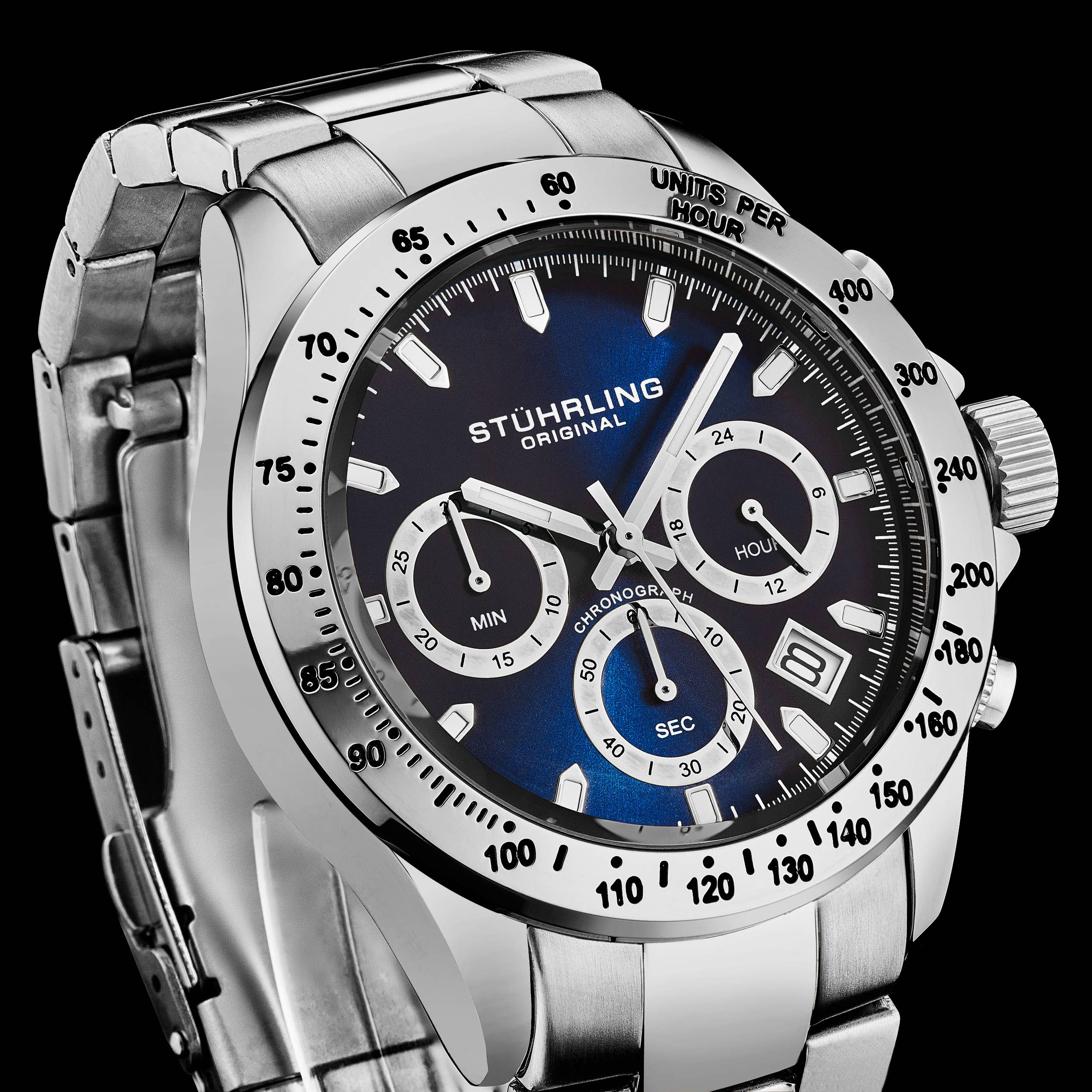 Stuhrling – wholesale Wrist watch – Men's – Ultima 3960 Quartz 42mm Chronograph2