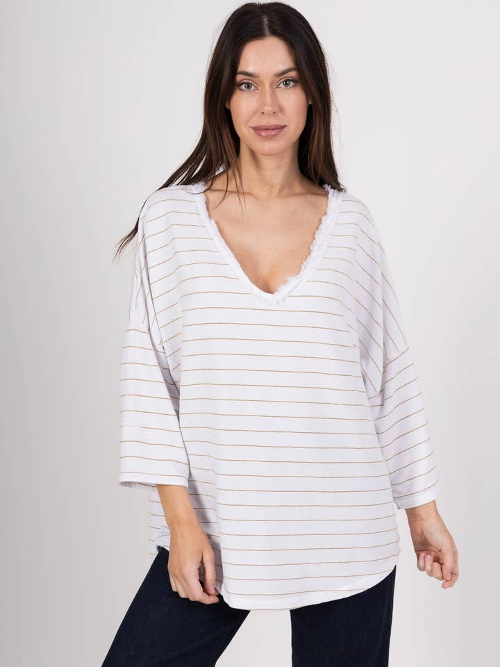 67611 BAUMWOLLBLUSE für den Großhandel von LINEN & COTTON HOUSE