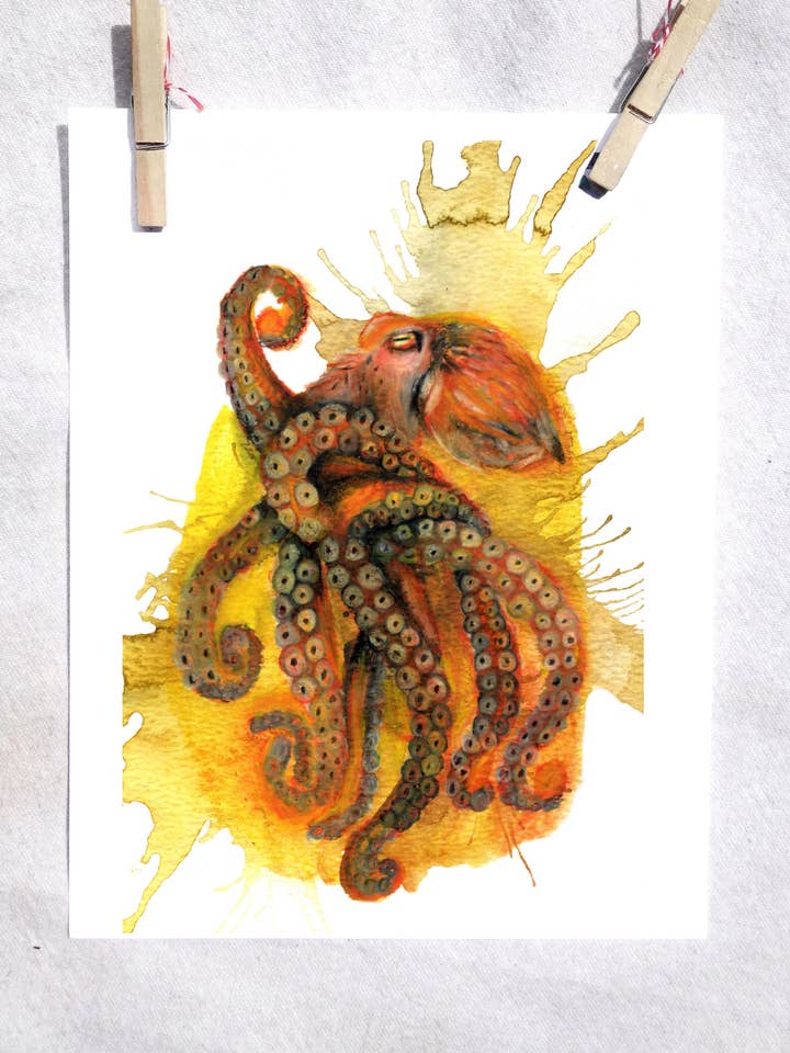 Ocean Giant Pacific Octopus for wholesale by Lindsey Munson