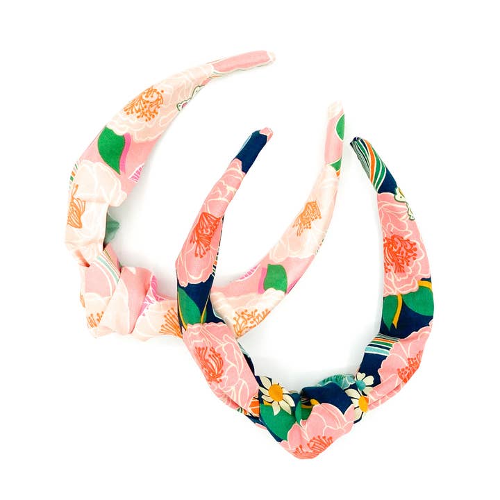 Wee Joys - Wholesale Fashion Headband - Women's - Top Knot Alice Band | Retro Floral6