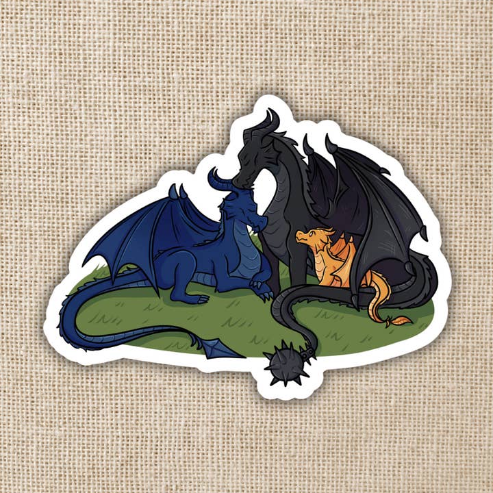 Tairn, Sgaeyl and Andarna Sticker | Fourth Wing for wholesale by Kingdom of Threads