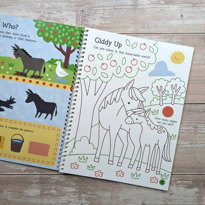 Robert Frederick Ltd – wholesale Sticker – Child & baby – Big Sticker Activity Book – Farm3